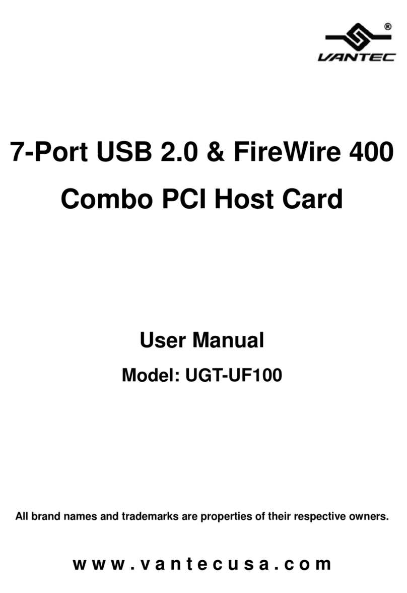 Vantec UGT-UF100 user manual