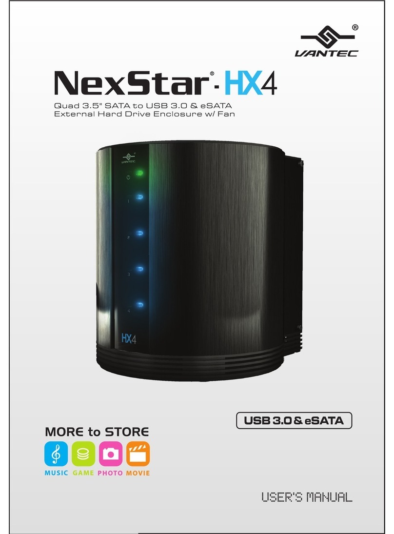 Vantec NexStar-HX4 user manual