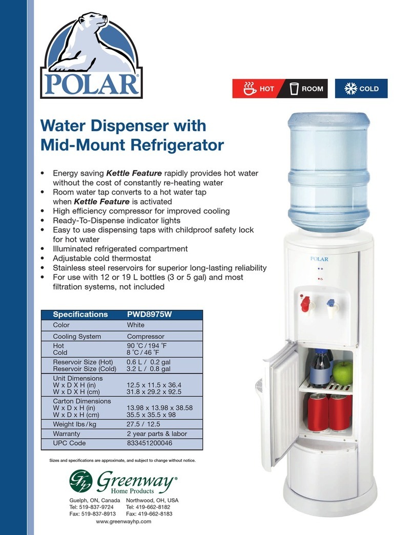Greenway Home Products Polar PWD8975W specification