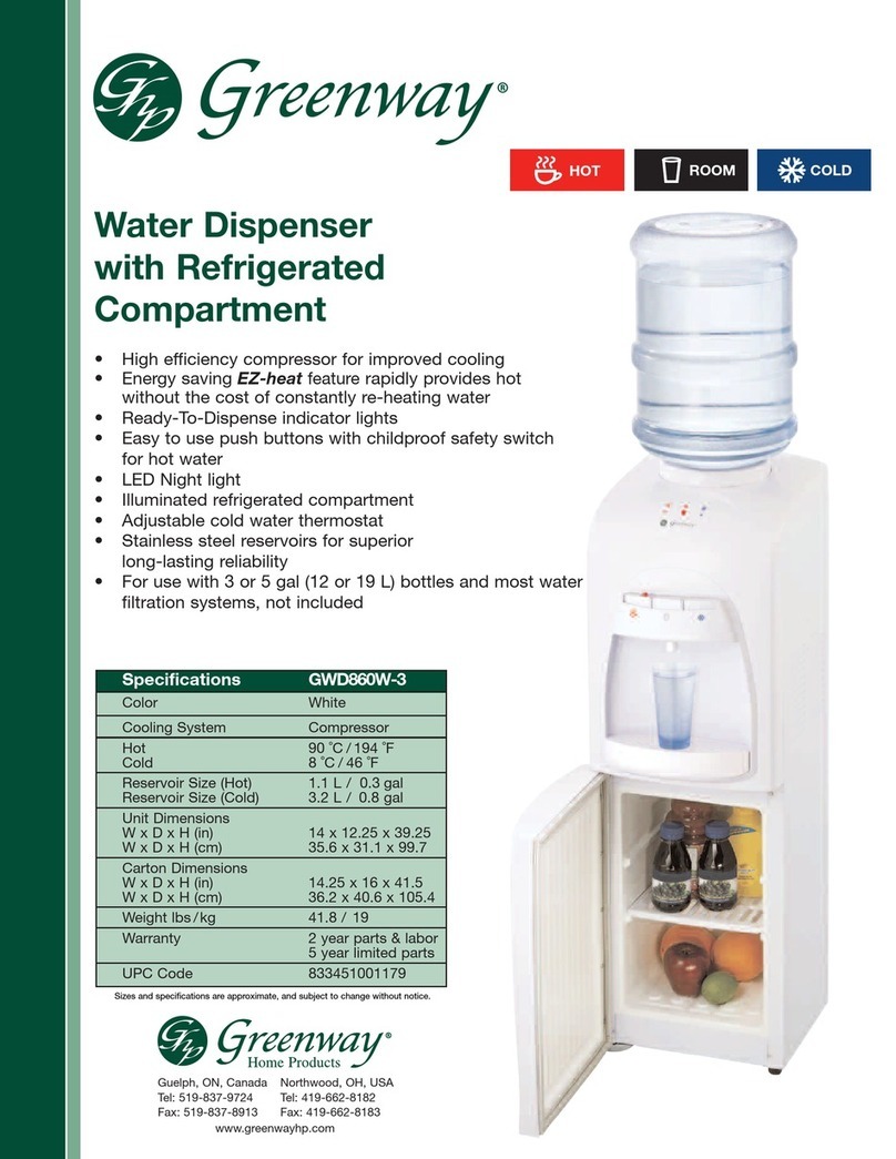 Greenway Home Products GWD860W-3 specification Greenway Home Products GWD860W-3 specification