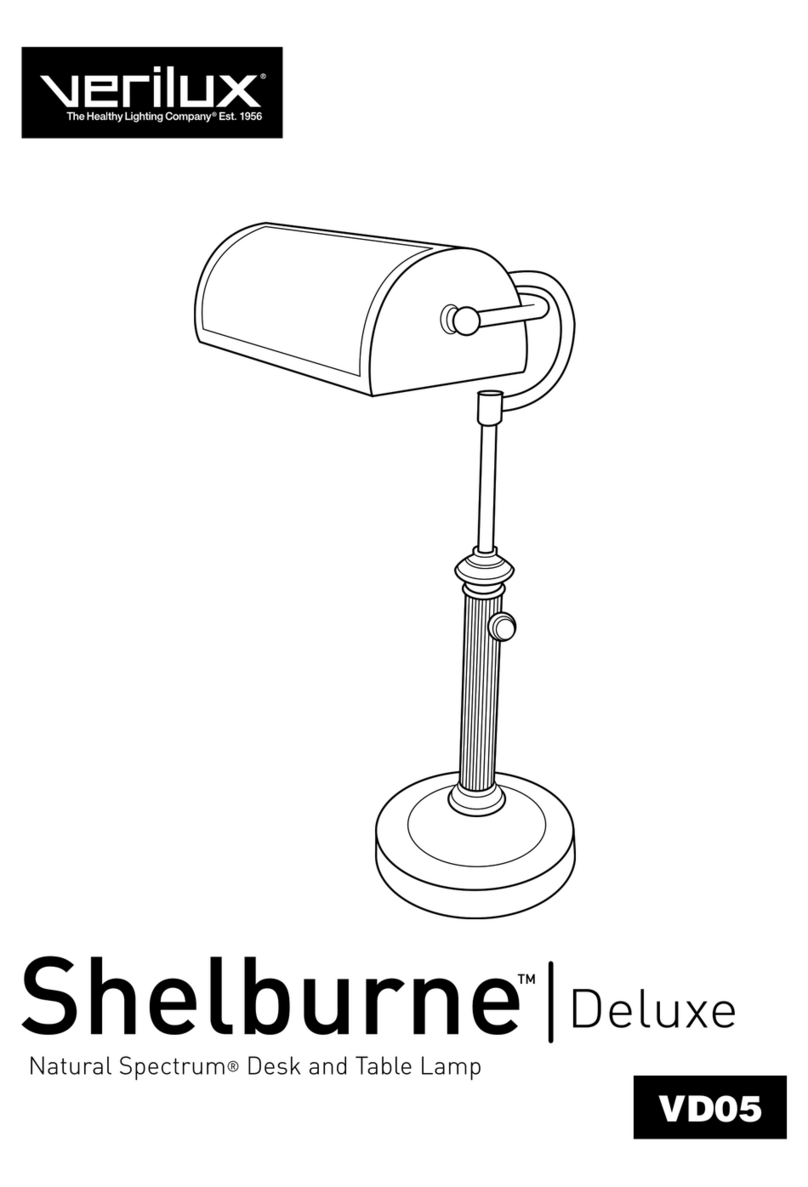 Verilux Shelburne Deluxe VD05 User manual