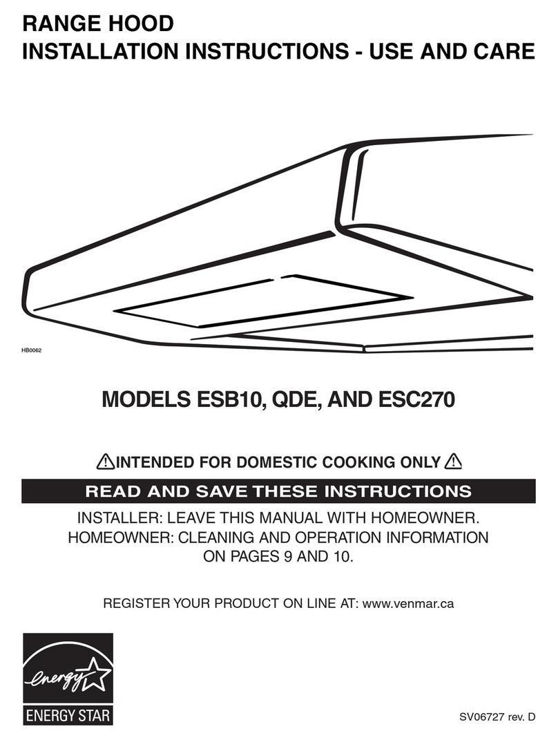 Venmar ESB10 installation instructions