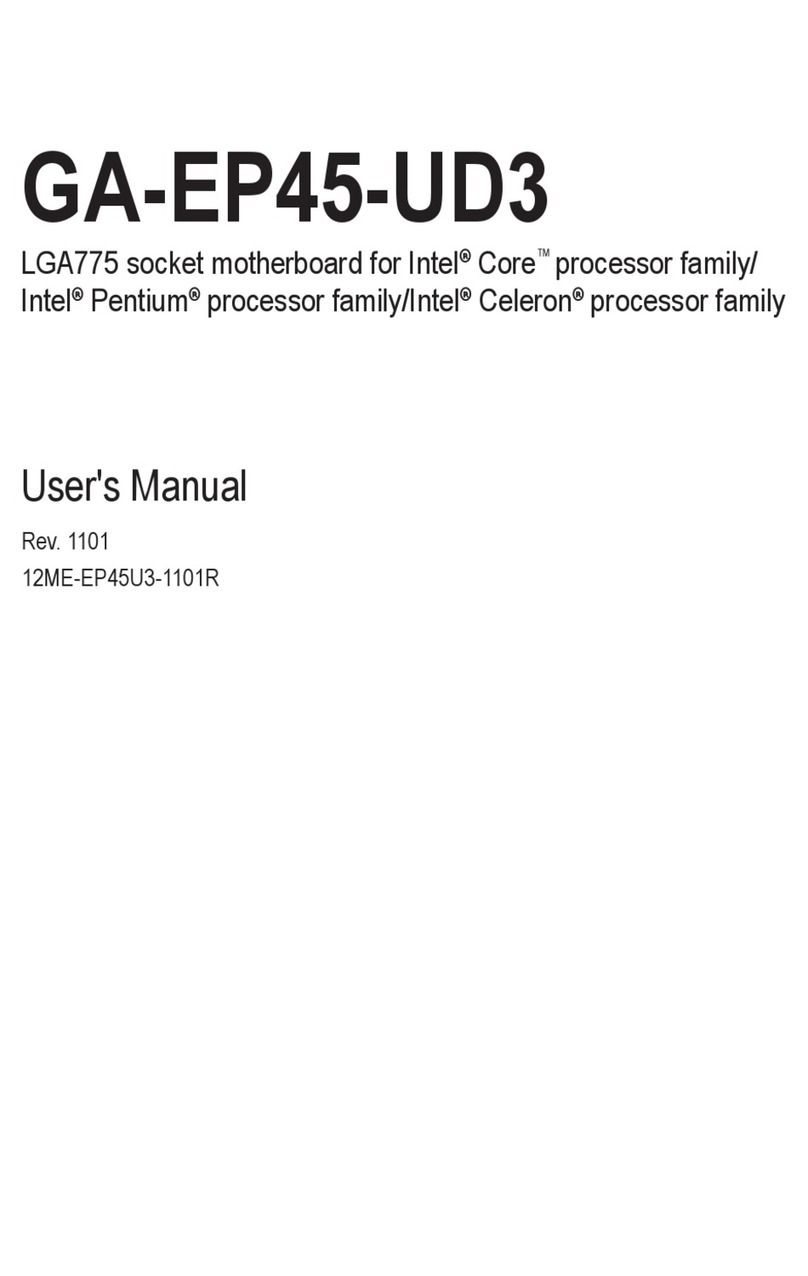 Gigabyte GA-EP45-UD3 User manual