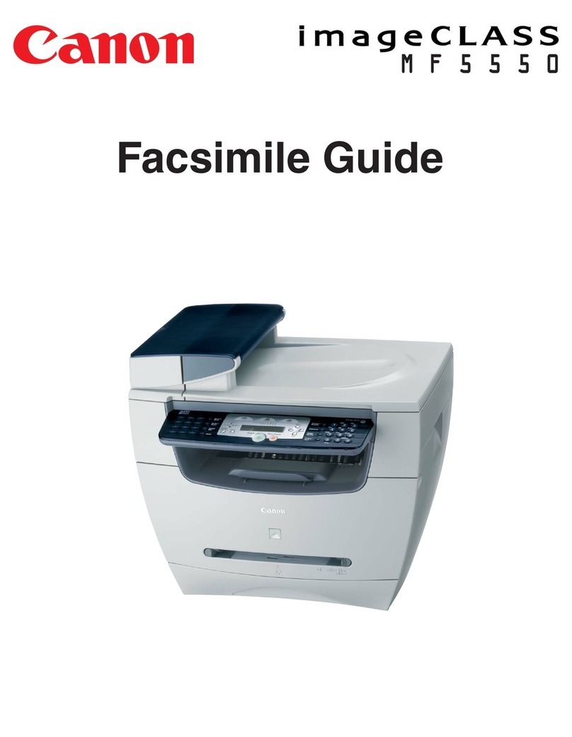 Canon imageCLASS MF5550 User manual Canon imageCLASS MF5550 User manual