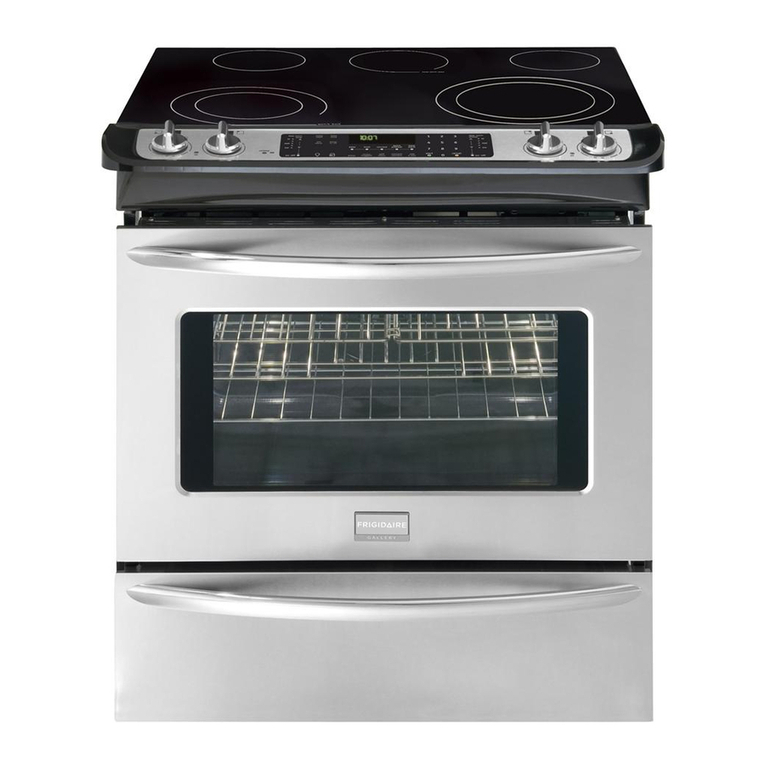 Frigidaire FGES3065KW - Gallery 30" Slide Quick start guide