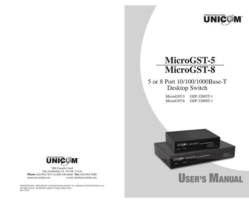 Uni-Com MicroGST/5 GEP-32005T User manual Uni-Com MicroGST/5 GEP-32005T User manual