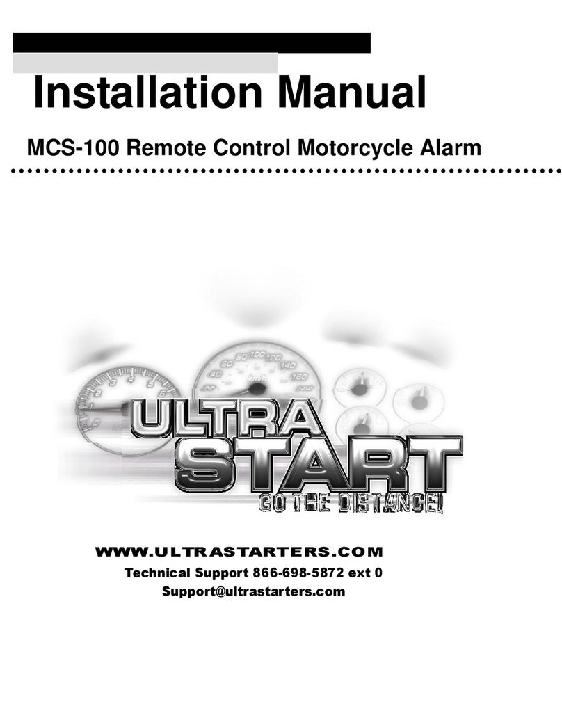 Ultra Start MCS-100 User manual