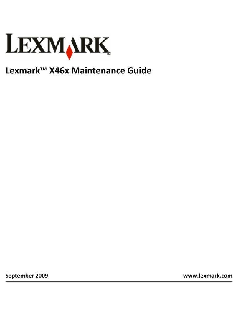 Lexmark X463 Operating manual
