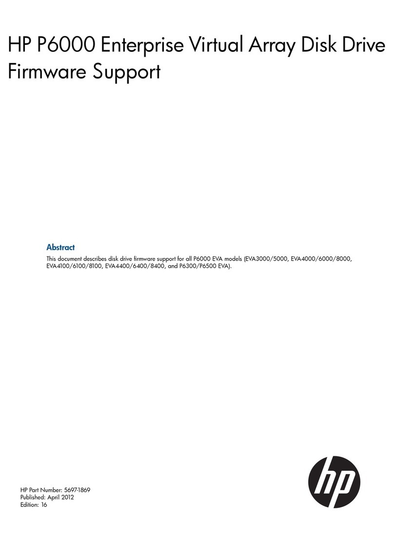 HP EVA P6000 Use and care manual HP EVA P6000 Use and care manual