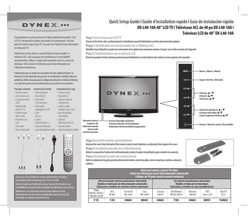 Dynex DX-L40-10A User manual