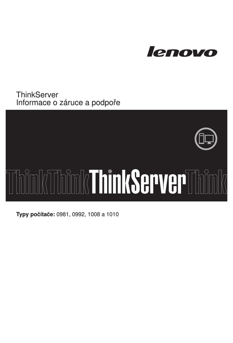Lenovo ThinkServer TS200v User manual Lenovo ThinkServer TS200v User manual