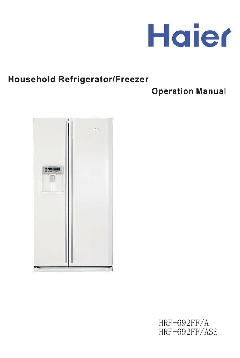 Haier HRF-692FF user manual