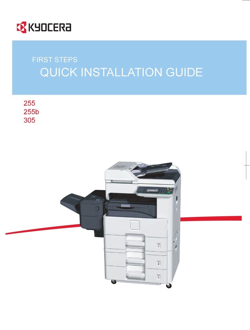 Kyocera TASKalfa 255 User manual