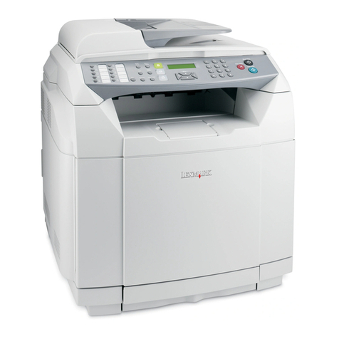Lexmark X500N User manual