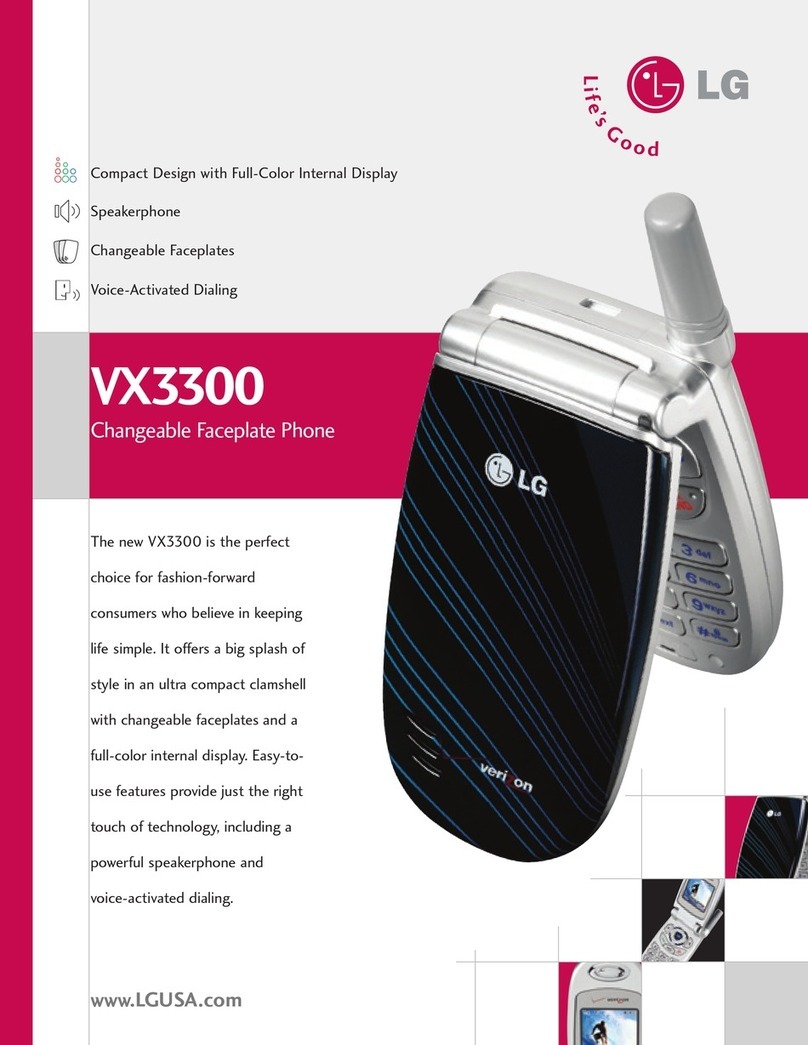 LG VX3300 User manual