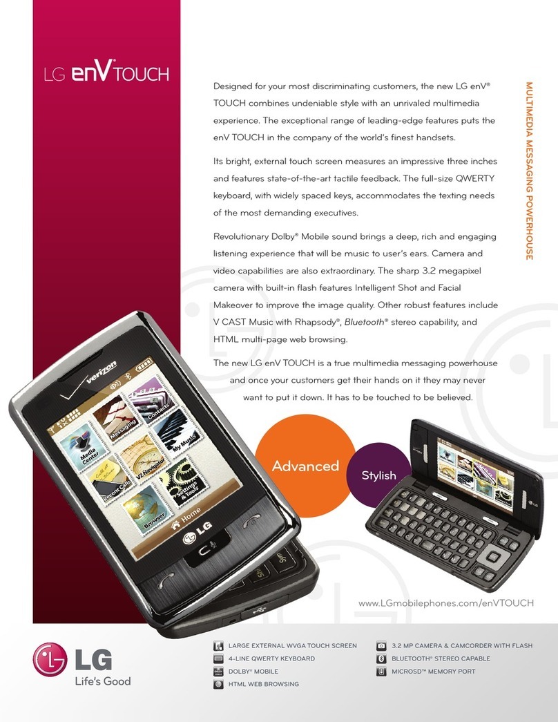 LG VX11000 User manual