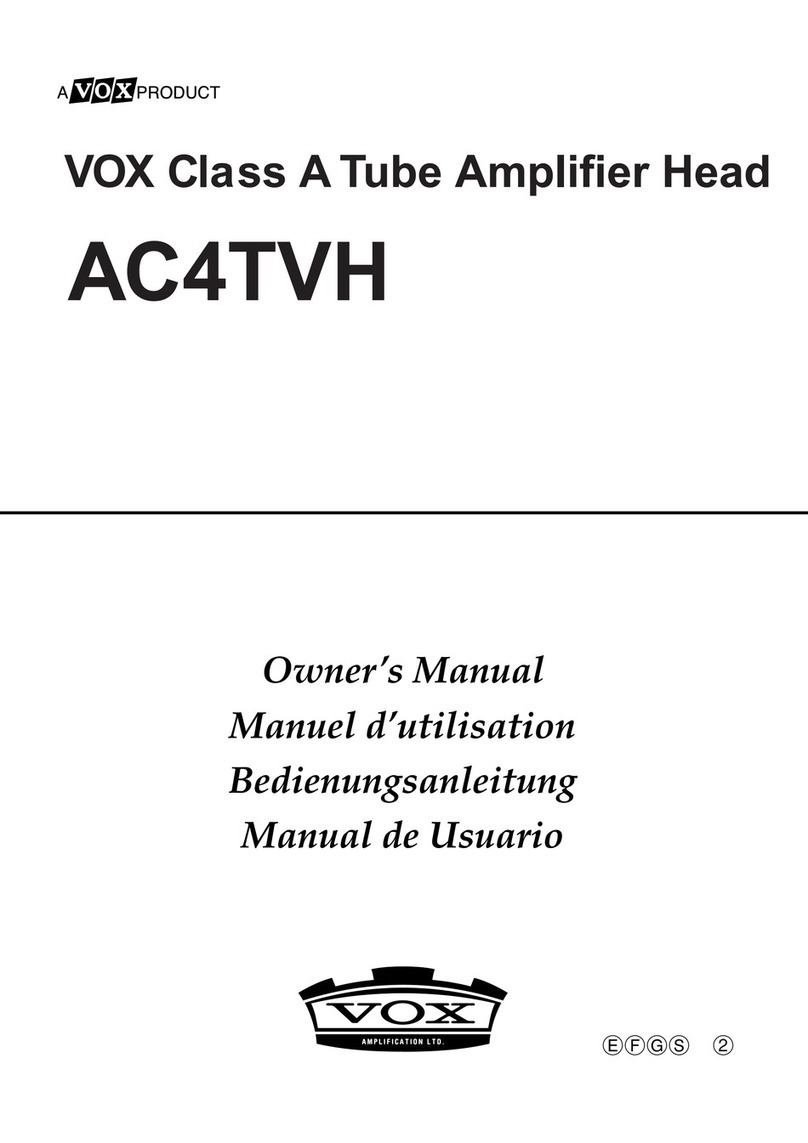 Vox AC4TVH User manual