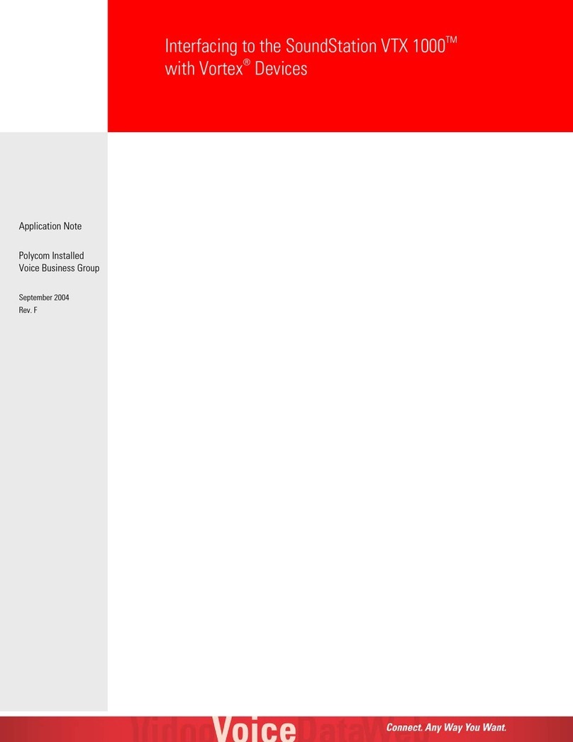 Vortex SoundStation VTX 1000 Application note