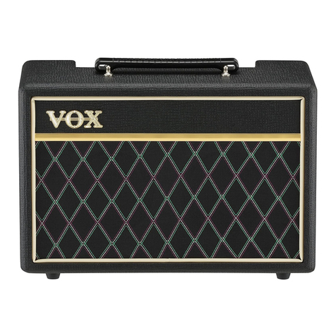 Vox PATHFINDER BASS 10 User manual