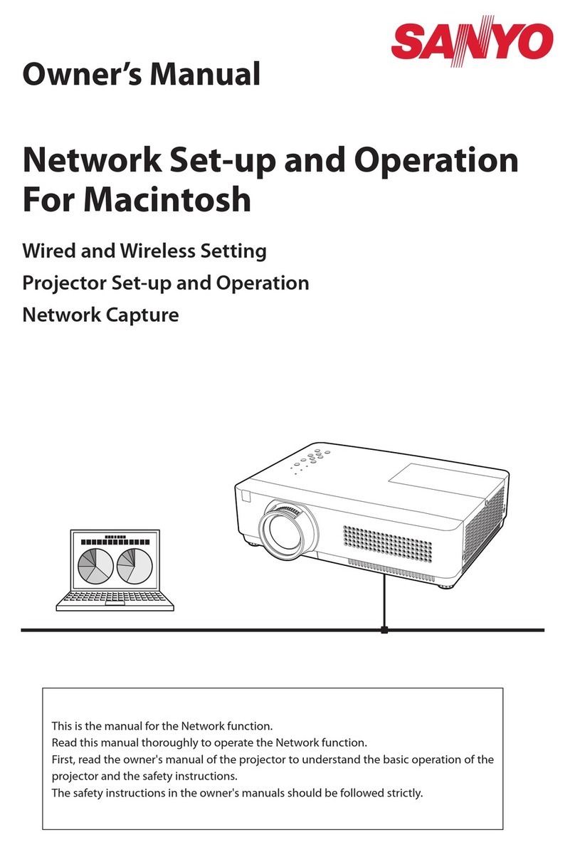 Sanyo PLC-XU355A - 3500 User manual