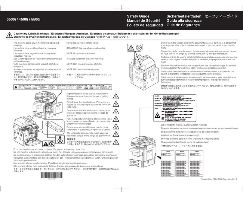 Kyocera TASKalfa 3500i Safety guide