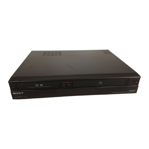 Sony RDR-VX560 User manual Sony RDR-VX560 User manual