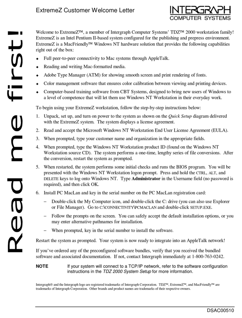 Intergraph ExtremeZ SAN Start guide