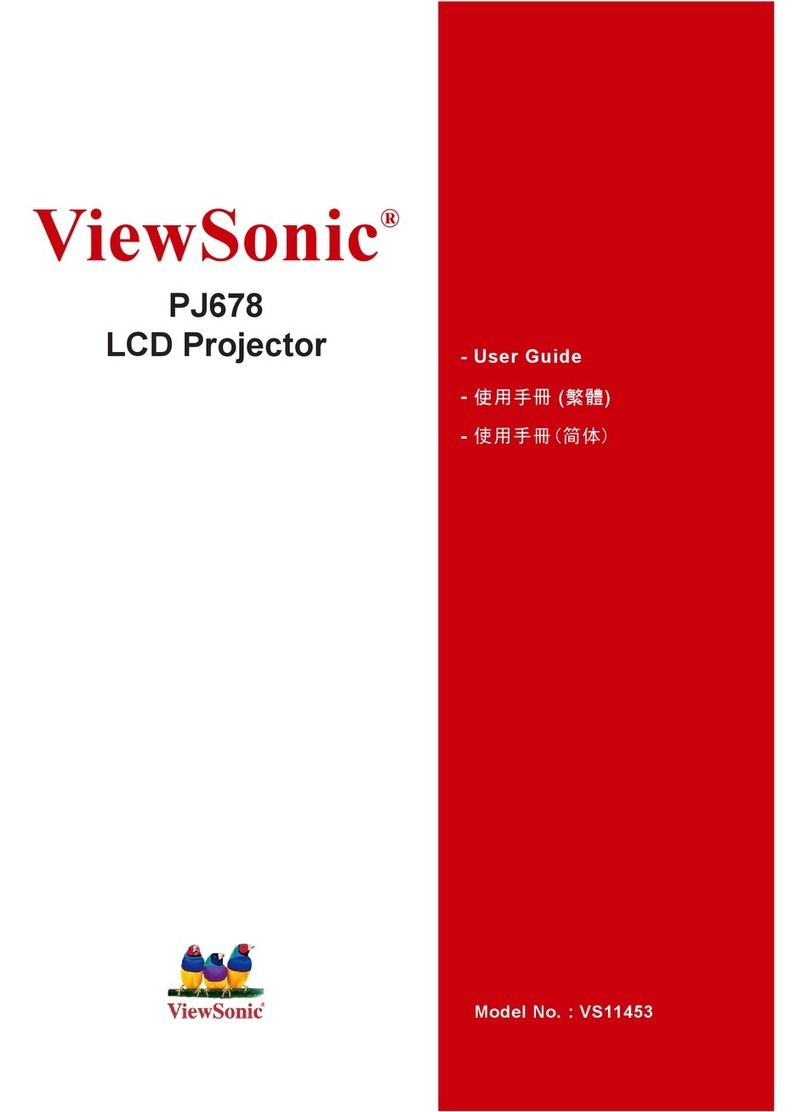 ViewSonic PJ678 User manual