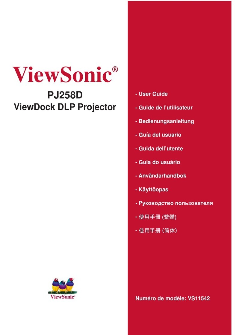 ViewSonic ViewDock PJ258D Guía del usuario