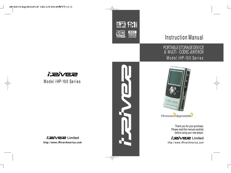 IRiver iHP-100 Series instruction manual