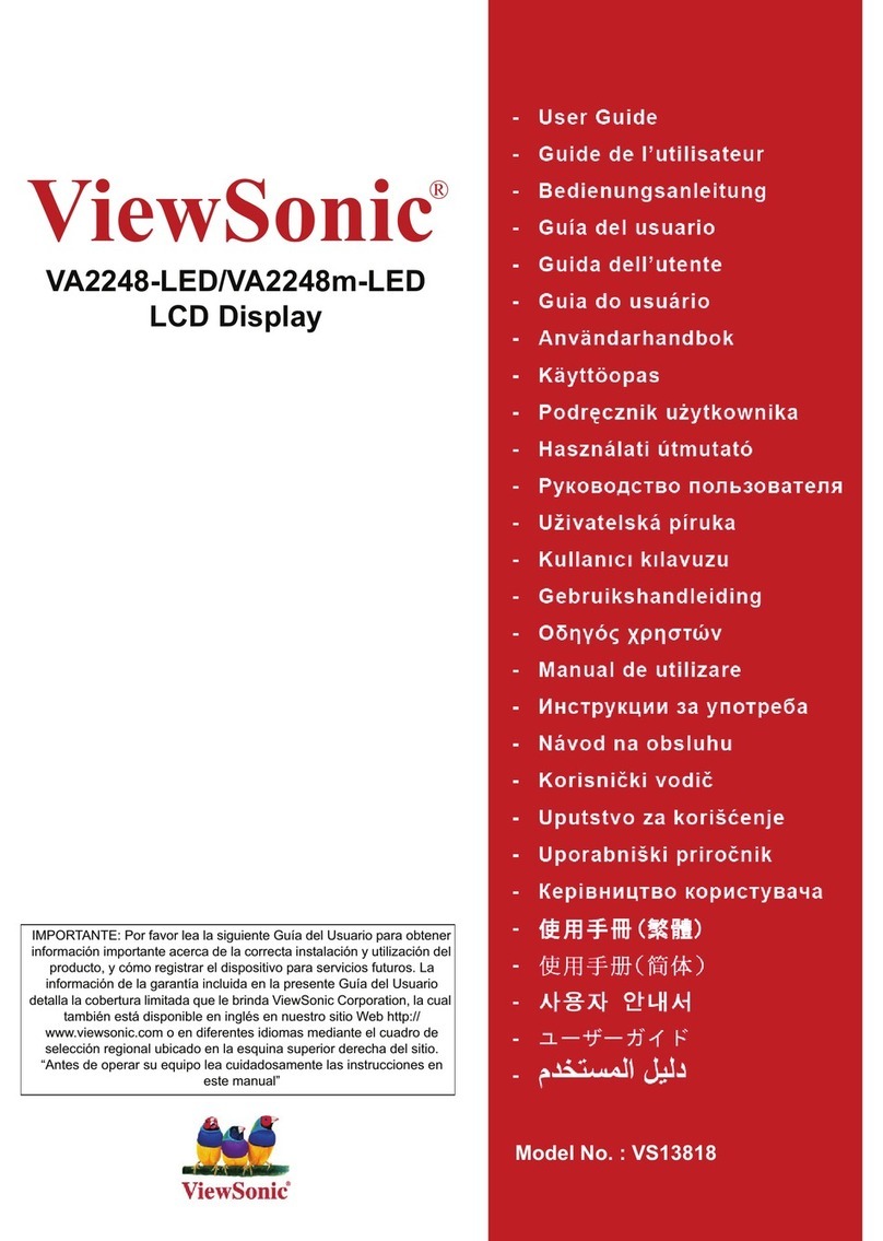 ViewSonic VA2248-LED Quick start guide