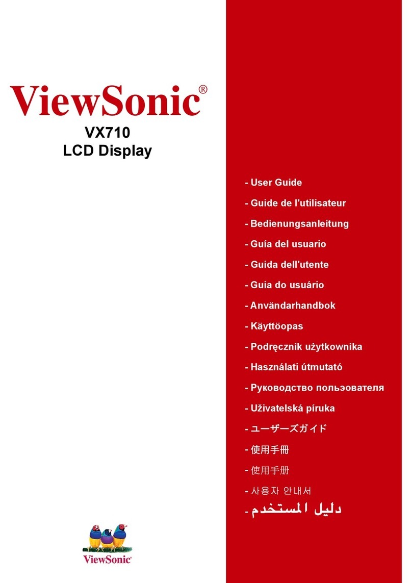ViewSonic OptiSync VX710 Troubleshooting guide