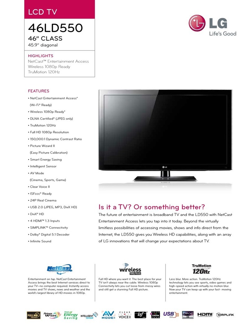 LG 46LD550 User manual