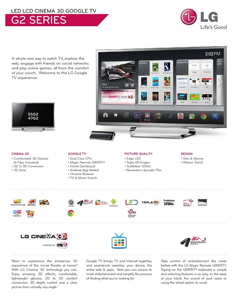 LG 47G2 User manual