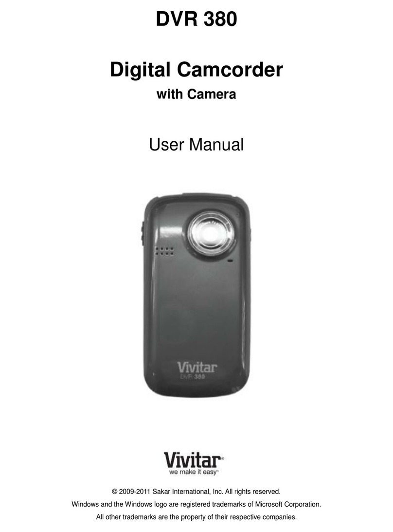 Vivitar DVR 380 User manual