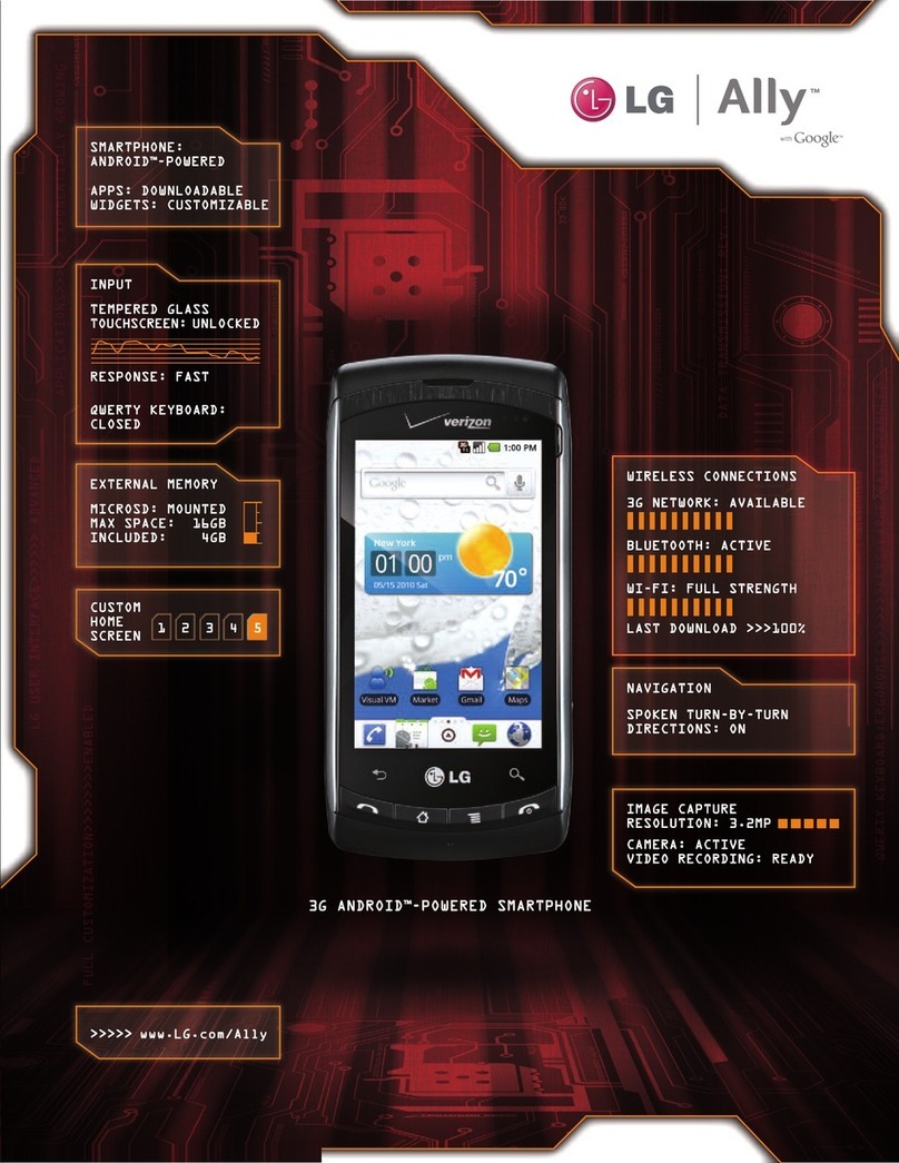 LG VS740 User manual