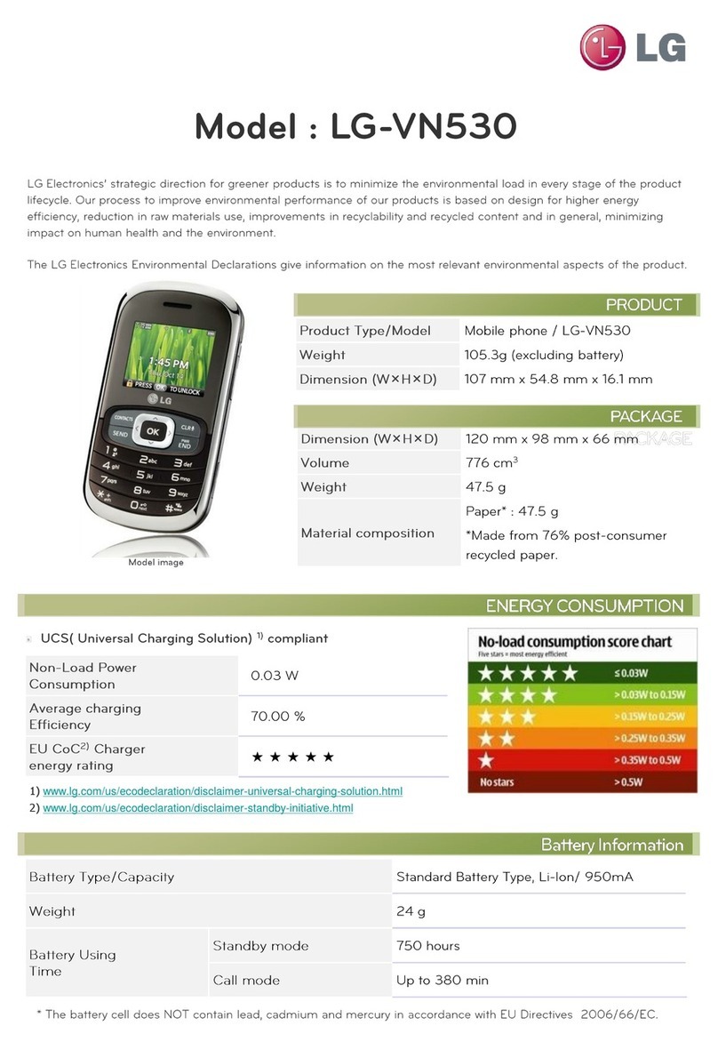 LG VN530 datasheet