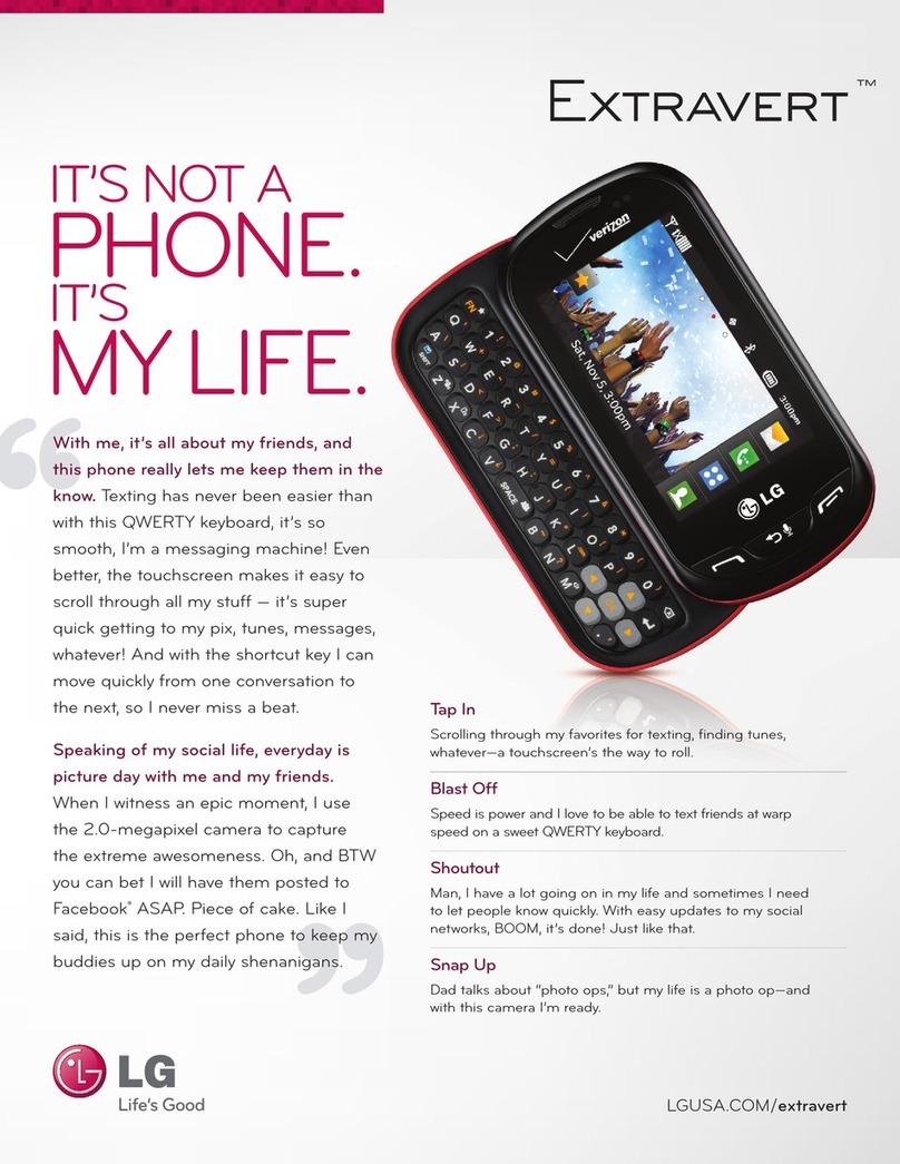 LG Extravert VN271 User manual