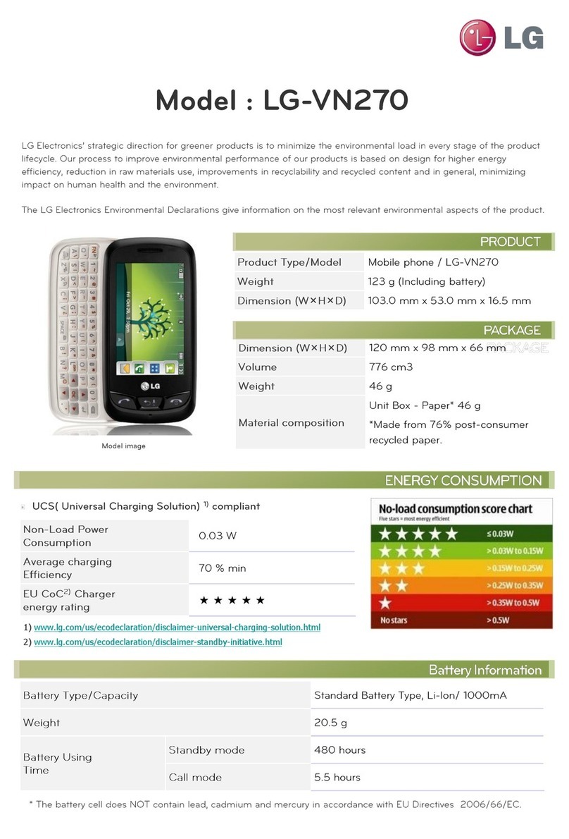 LG VN270TG User manual