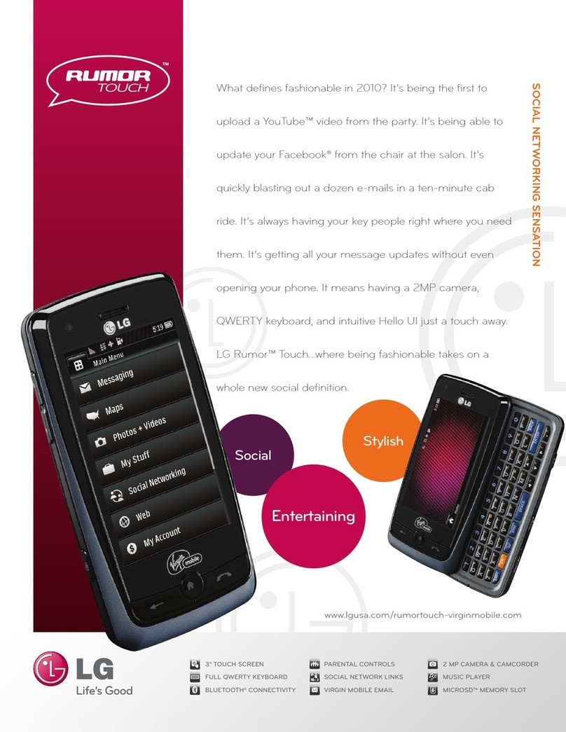 LG VM510 User manual