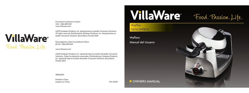 Villaware NDVLWFBFS1 User manual