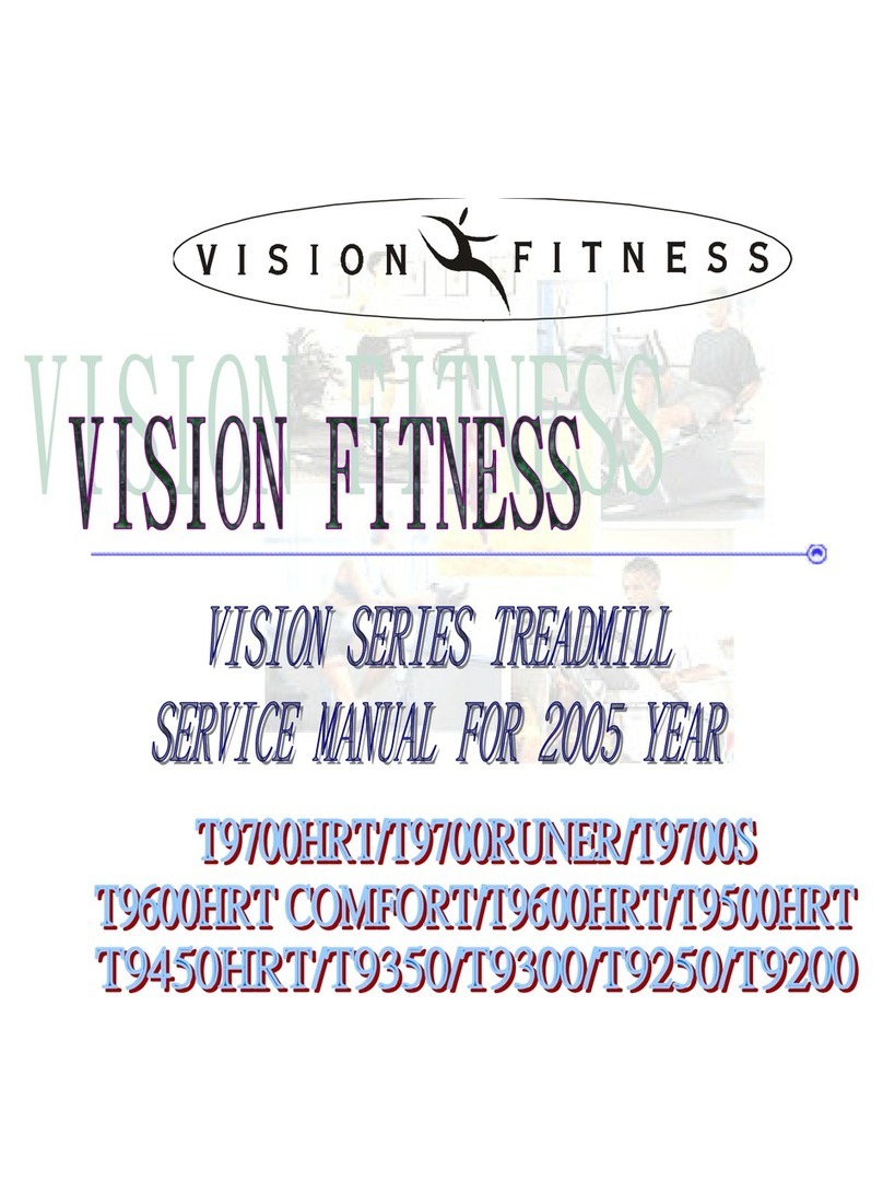 Vision Fitness T970HRT Service Service manual