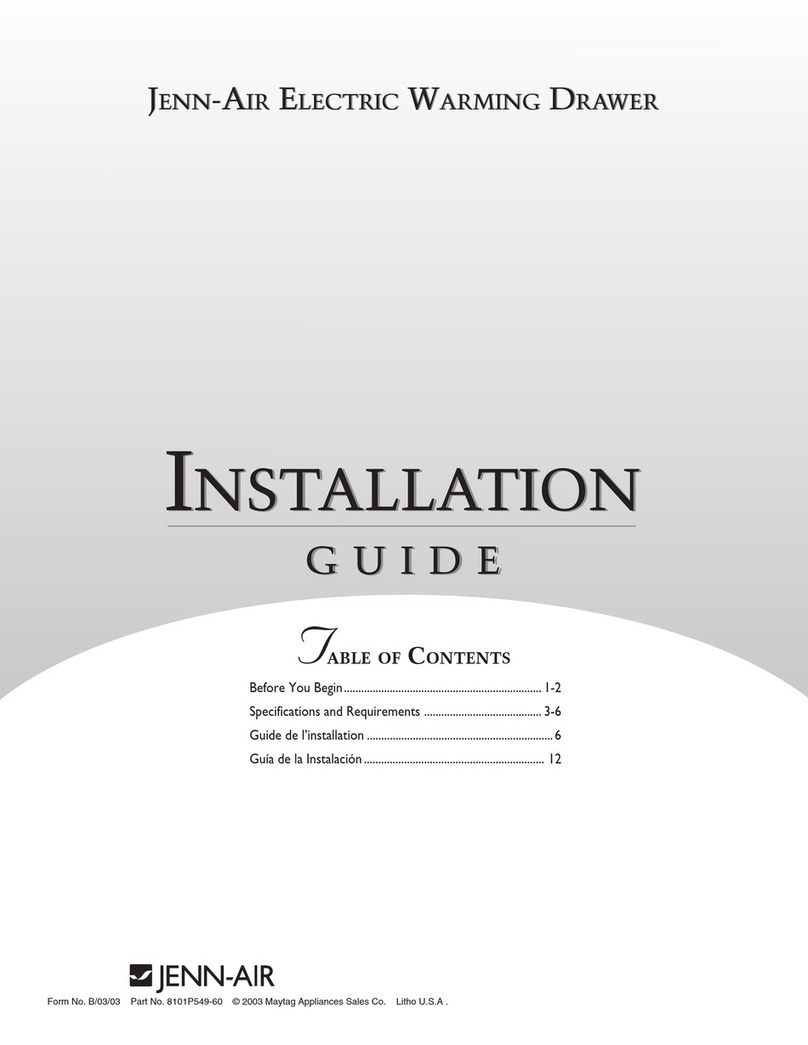 Jenn-Air JWD6030CDX User manual Jenn-Air JWD6030CDX User manual