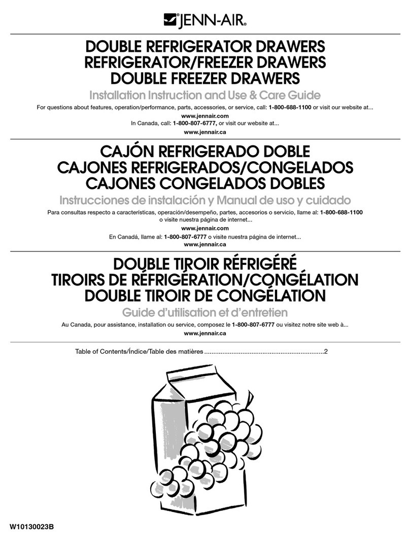 Jenn-Air JUD248CCCX00 Instructions for use