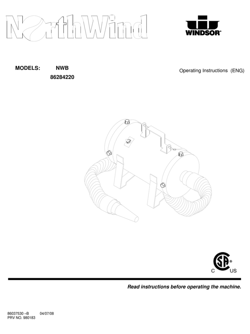 Windsor NORTHWIND NWB 86284220 User manual
