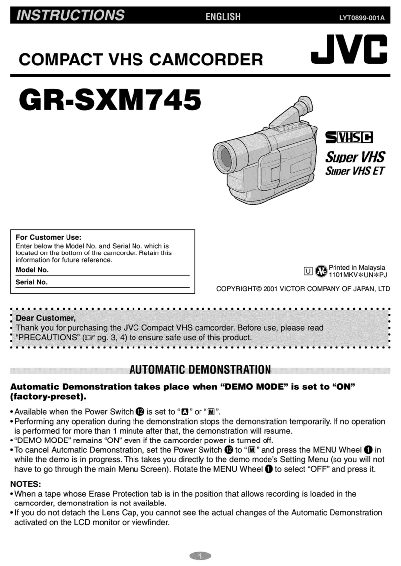 JVC GR-SXM745 User manual