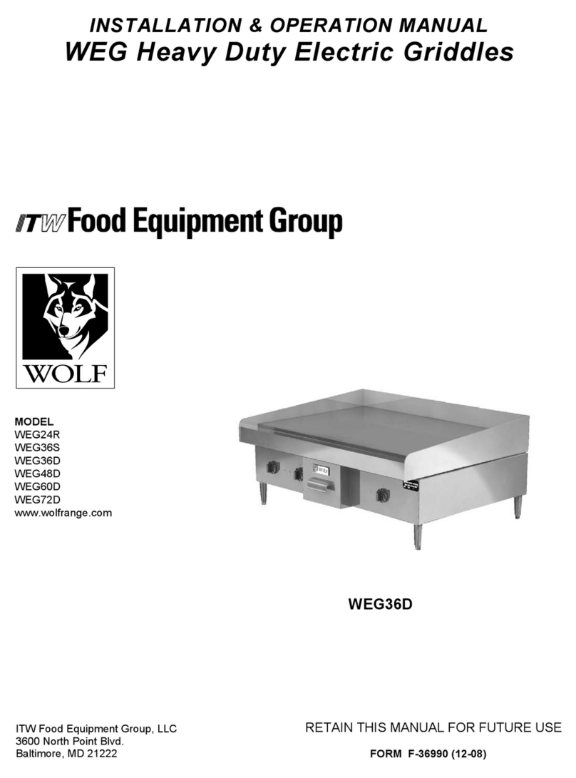 Wolf WEG24R Installation & operation manual