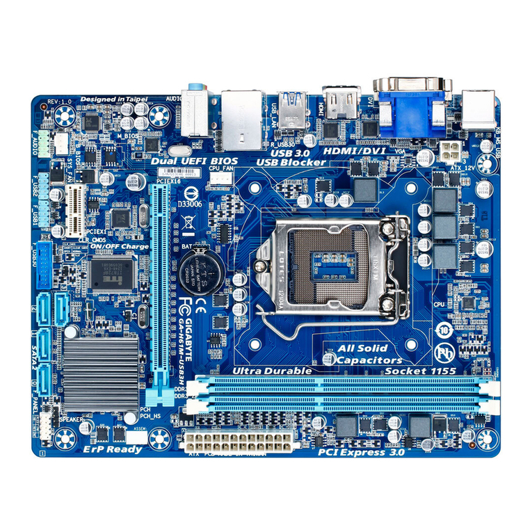 Gigabyte GA-H61M-USB3H User manual