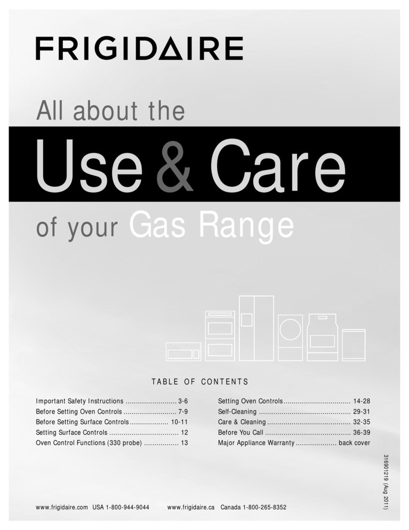 Frigidaire FGGF3032MW User manual