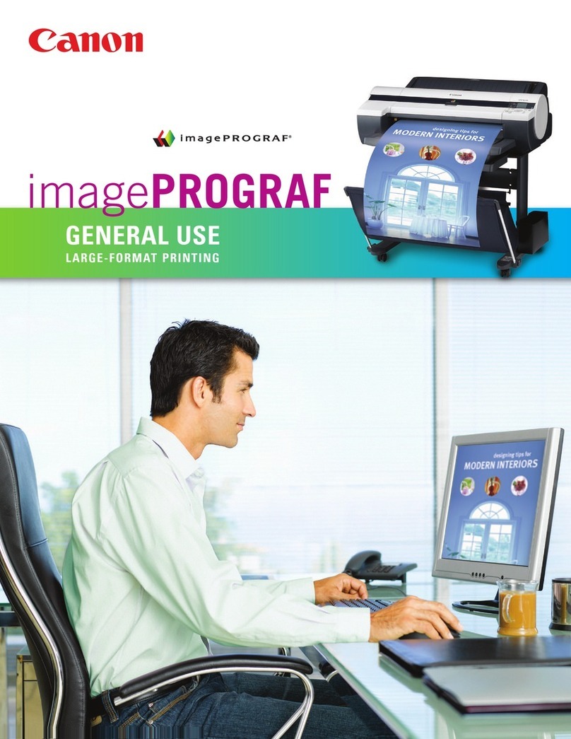 Canon iPF610 - imagePROGRAF Color Inkjet Printer User manual